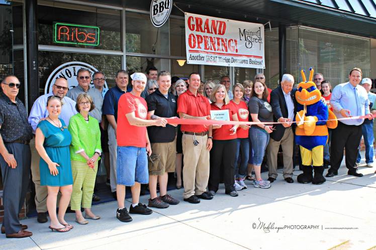 Business opening in Marion's Main Street District. 