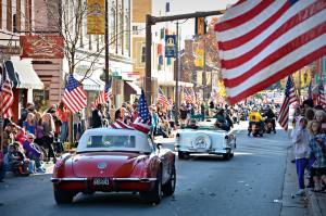 Valley 4th of July parade through Harrisonburg's Main Street district. 