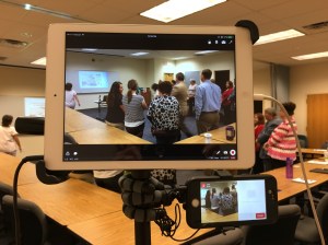 Noon Knowledge series being recorded via Live Stream