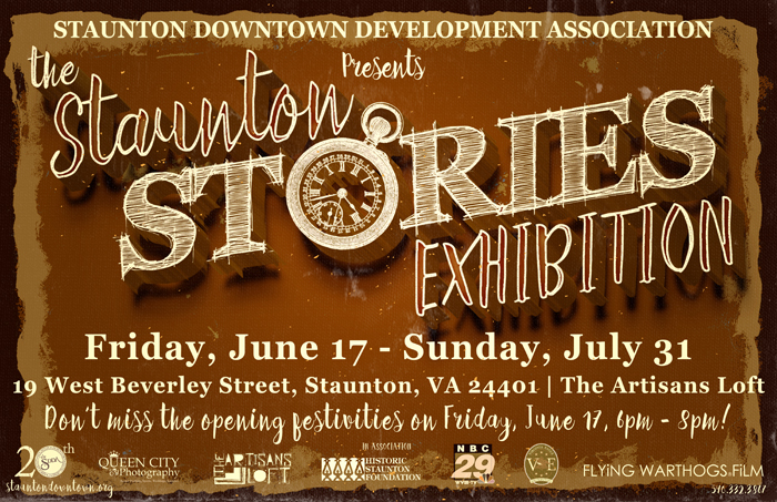 Staunton Stories Exhibit Graphic